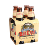 Natural Brew Soda Creme Soda - Vanilla - Case Of 6 - 12 Fl Oz.