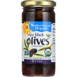 Mediterranean Organic Olives - Organic - Black - Pitted - 8.1 Oz - Case Of 12