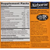 Airborne Effervescent Tablets With Vitamin C - Zesty Orange - 10 Tablets