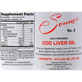 Sonne's Old Fashioned Cod Liver Oil No 5 - 16 Fl Oz