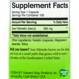 Nature's Way Saw Palmetto Berries - 100 Capsules