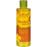 Alba Botanica Hawaiian Body Oil Kukui Nut - 8.5 Fl Oz