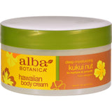 Alba Botanica Hawaiian Body Cream Kukui Nut - 6.5 Oz