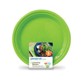 Preserve Large Reusable Plates - Apple Green - Case Of 12 - 8 Pack - 10.5 In