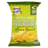 Good Health Kettle Chips - Avocado Oil Lime Ranch - Case Of 12 - 5 Oz.