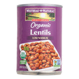 Westbrae Foods Organic Lentils Beans - Case Of 12 - 15 Oz.