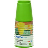 Preserve On The Go Cups - Apple Green - Case Of 12 - 10 Packs - 16 Oz