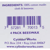 Cylinder Works Beeswax Ear Candles - 4 Pack