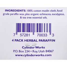 Cylinder Works Herbal Paraffin Ear Candles - 4 Pack