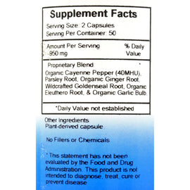 Dr. Christopher's Blood Circulation Formula - 465 Mg - 100 Vegetarian Capsules