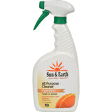 Sun And Earth Natural All Purpose Cleaner - Light Citrus - 22 Oz