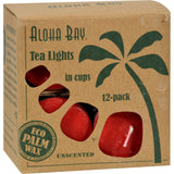 Aloha Bay Tea Light - Red - 12-.7 Oz