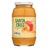 Santa Cruz Organic Apple Sauce - Apricot - Case Of 12 - 23 Oz.