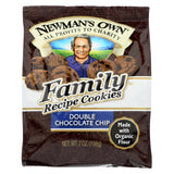 Newman's Own Organics Double Chocolate Chip Cookies - Organic - Case Of 6 - 7 Oz.