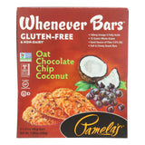 Pamela's Products Oat Chocolate Chip Whenever Bars - Coconut - Case Of 6 - 1.41 Oz.