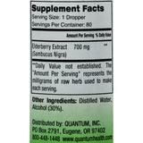 Quantum Elderberry Immune Defense Extract - 2 Fl Oz