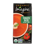 Imagine Foods Tomato Basil Soup - Creamy - Case Of 12 - 32 Oz.