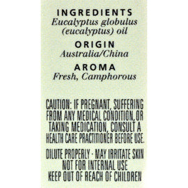 Aura Cacia Pure Essential Oil Eucalyptus - 0.5 Fl Oz