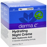 Derma E Hyaluronic Acid Night Creme - 2 Oz