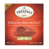Twining's Tea Breakfast Tea - English - Case Of 6 - 50 Bags