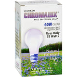 Chromalux Standard Clear Light Bulb - 60 Watt - 1 Bulb