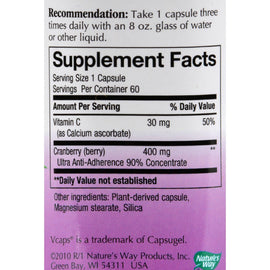 Nature's Way Cranberry Standardized - 60 Vcaps