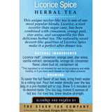 Stash Tea Company Premium Licorice Spice Herbal Tea - Caffeine Free - Case Of 6 - 20 Bags