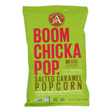 Angie's Kettle Corn Boom Chicka Pop Salted Caramel Popcorn - Case Of 12 - 6 Oz.