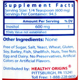 Healthy Origins Inositol Powder - 2 Oz