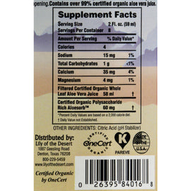Lily Of The Desert Aloe Vera Juice Whole Leaf - 16 Fl Oz