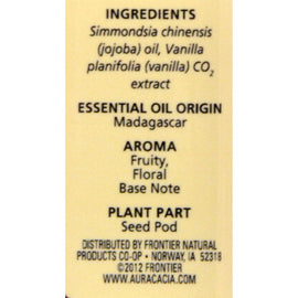 Aura Cacia Vanilla In Jojoba Oil - 0.5 Fl Oz