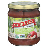 Muir Glen Medium Garlic Cilantro Salsa - Tomato - Case Of 12 - 16 Oz.