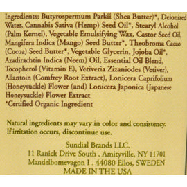 Nubian Heritage Hand Cream Indian Hemp And Haitian Vetiver - 4 Oz