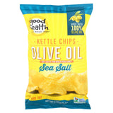 Good Health Kettle Chips - Sea Salt - Case Of 12 - 5 Oz.