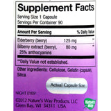 Nature's Way Bilberry Standardized - 80 Mg - 90 Capsules