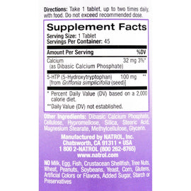Natrol 5-htp Tr Time Release - 100 Mg - 45 Tablets