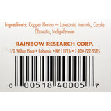 Rainbow Research Henna Hair Color And Conditioner Persian Copper Red Copper - 4 Oz