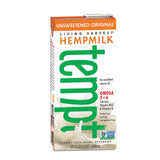 Living Harvest Original Tempt Hemp Milk - Unsweetened Creamy Non - Dairy Beverage - Case Of 12 - 32 Fl Oz.