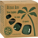 Aloha Bay Tea Light - Green - 12-.7 Oz