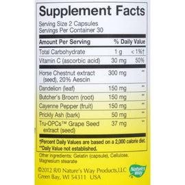 Nature's Way Leg Veins With Tru-opcs - 60 Capsules