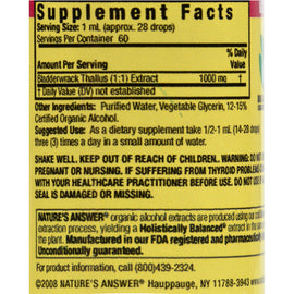 Nature's Answer Bladderwrack Thallus - 2 Fl Oz
