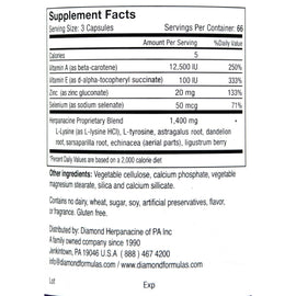 Diamond-herpanacine Total Skin Support System - 200 Capsules