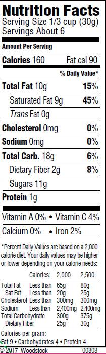 Woodstock Organic Banana Chips - Sweetened - Case Of 8 - 6 Oz.