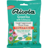 Ricola Sugar Free Green Tea Cough Drops With Echinacea - 19 Drops - Case Of 12