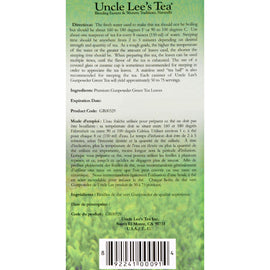 Uncle Lee's Premium Gunpowder Green Tea In Bulk - 5.29 Oz