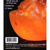 Himalayan Salt Bowl Lamp With Stones