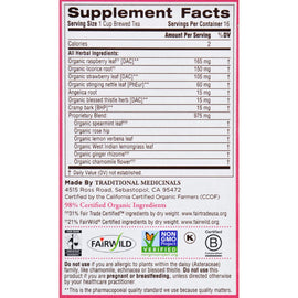 Traditional Medicinals Female Toner Herbal Tea - Caffeine Free - 16 Bags