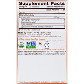 Traditional Medicinals Organic Ginger Aid Herbal Tea - Caffeine Free -16 Bags