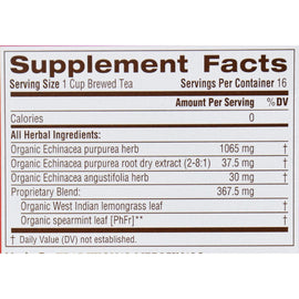 Traditional Medicinals Organic Echinacea Plus Tea - Caffeine Free - 16 Bags