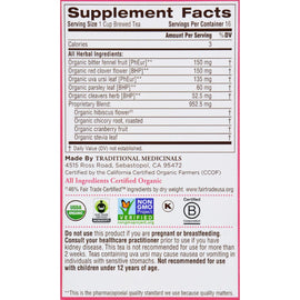 Traditional Medicinals Organic Weightless Cranberry Herbal Tea - Caffeine Free - 16 Bags
